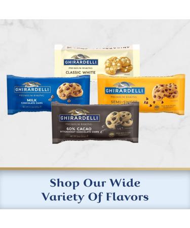 Ghirardelli 60% Cacao Bittersweet Chocolate Baking Chips - 10 oz Bag - Buy Online on SooperMarket.com