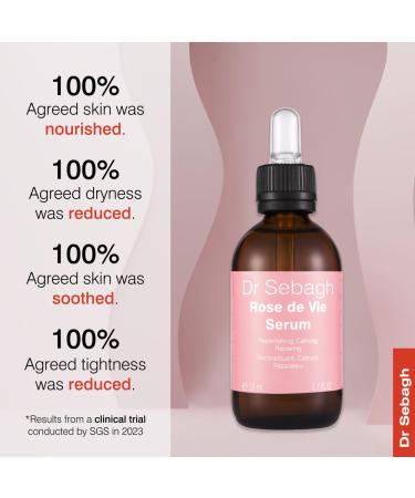 Rose de Vie Serum Pro Size - Nourishing Anti-Aging Formula for Dry & Sensitive Skin | Soothes Redness | Non-Comedogenic | 50ml - Buy Online on SooperMarket.com
