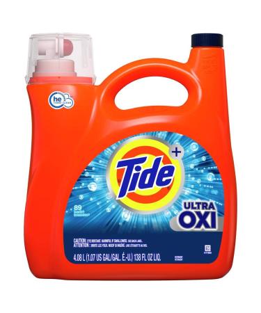 Tide Ultra Oxi Liquid Laundry Detergent - 138oz
