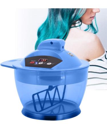 Electric Hair Coloring Bowl - Automatic Mixer Blender for Hair Dye Cream - Blue - Buy Online on SooperMarket.com