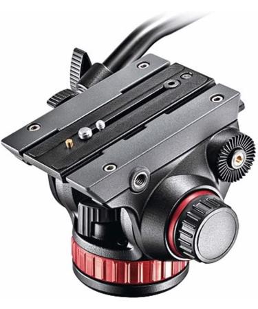Manfrotto MVH502AH Video Head for Compact and DSLR Cameras - Ideal for Filming, Videography, Vlogging, and Live Streaming - Buy Online on SooperMarket.com