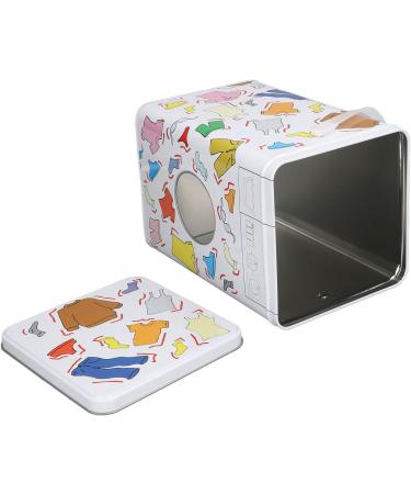 Multifunctional Iron Laundry Detergent Container with Window Lid - Large Capacity Storage Box - Buy Online on SooperMarket.com
