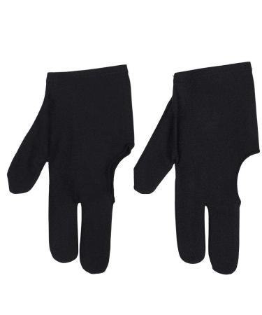 Billiards Gloves 2 Pcs Unisex Man Woman Stretchable 3 Finger Snooker Glove for Billiard Accessories