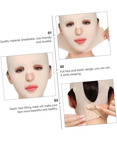 MAGICLULU 1pc Thin V Line Sleep Skin Lifting Cover Elastic Cover Nail File Electric Elastic Belt for Women Under Eye Neck Woman No Trace 50% Spandex - Buy Online on SooperMarket.com