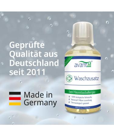 avantal Anti-Mite Detergent Additive - Pack of 3 x 300ml | Effective Solution for Dust Mites | International Shipping Available - Buy Online on SooperMarket.com