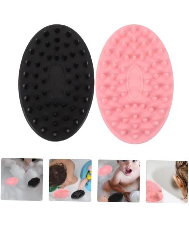 Beavorty 2pcs Baby Bath Brush Set - Silicone Body & Scalp Massager Brushes - Buy Online on SooperMarket.com