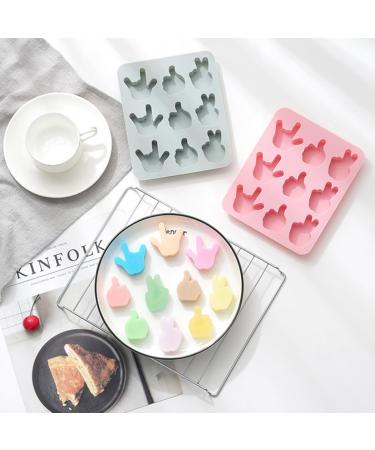 Alipis 2pcs Silicone Molds Baking 3D Silicone Ice Cube Molds Bakery Silicone Fondant Molds Cake Mold Fudge - Buy Online on SooperMarket.com