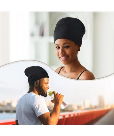 4 Piece Unisex Stocking Dreadlock Caps - Short Hair Dread Accessories for Men and Women - Black - Buy Online on SooperMarket.com
