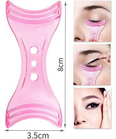 4 Pcs Eyelash Makeup Tool Set - Mascara Applicator Eyeliner Guide Curlers & Shields for Perfect Eye Makeup | International Shipping Available - Buy Online on SooperMarket.com