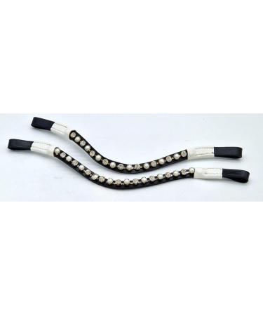 Tysons Breeches Headband | Pearl Mini Shetty Welsh Leather Glitzer Pearls - Perfect for Falabella & Minipony (35 cm) - Buy Online on SooperMarket.com