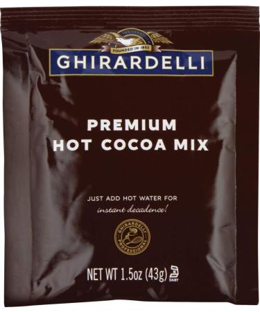 Ghirardelli Premium Hot Cocoa Envelopes, Rich chocolate, 22.7 Ounce (Pack of 15)