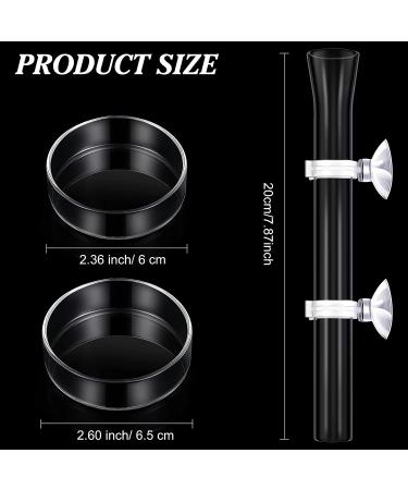 3-Piece Shrimp Feeding Set: Glass Shrimp Feeding Tube, Feeder Tube, and 2 Aquarium Feeding Dishes - Fish Tank Supplies - Buy Online on SooperMarket.com