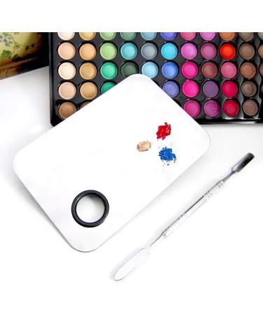 Ckanday 2 SPACK Professional Makeup Palette & Stainless Steel Cosmetic Spatula Set - Mix Foundation Effortlessly - Buy Online on SooperMarket.com