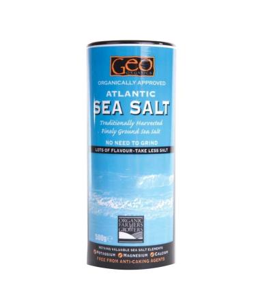 Geo Organics | Atlantic Fine Ground Sea Salt | 2 x 500g