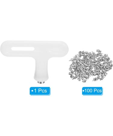 PATICIL 1/4 Steel Rail Rack - 100 Pack Sports Shoe Accessories with Wrenches for Long Jump & Running - Silver Tone - Buy Online on SooperMarket.com