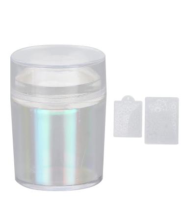 Nail Art Stamper - Portable Sturdy Clear Silicone Nail Stamp for Home & Salon | International Shipping Available - Buy Online on SooperMarket.com