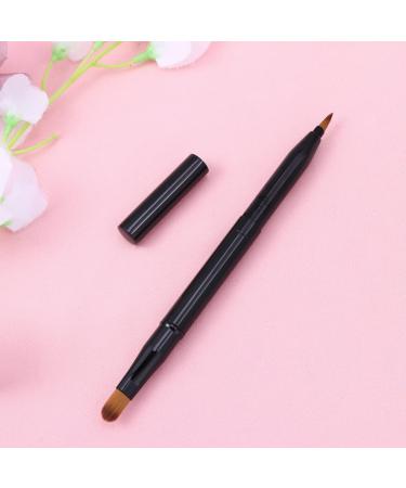 3pcs Black Lip Brush Applicator Set | Medium Lipstick Makeup Tool Kit - Perfect for Precision Application - Buy Online on SooperMarket.com