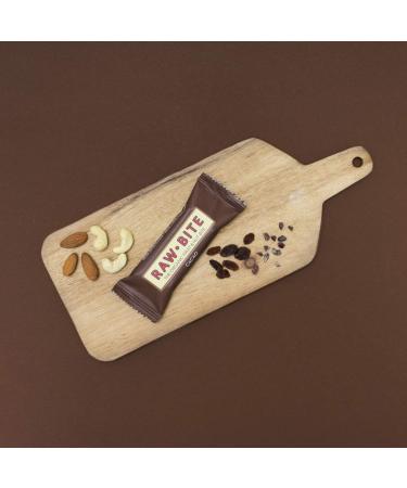 Raw Bite Organic Cacao Fruit Bar 50g - 12 Pack | Healthy Snack | Vegan | Gluten-Free | International Shipping - Buy Online on SooperMarket.com