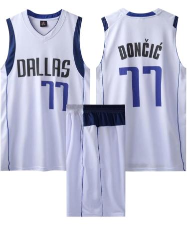 Shop ABRTJCL Basketball Jersey Set - Kids & Adults Sleeveless Suit & Shorts | A-77 White L - International Shipping Available - Buy Online on SooperMarket.com