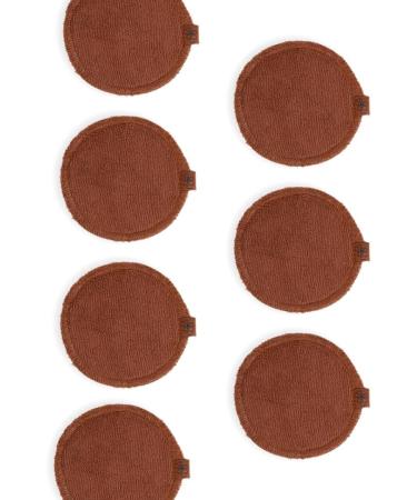SWEET JULY Reusable Face Rounds - 100% Cotton Soft & Absorbent Eco-Friendly Skincare Includes Washable Bag (Pack of 7) - International Shipping Available - Buy Online on SooperMarket.com