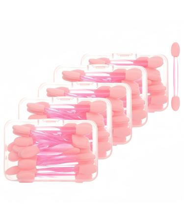 Buy 5 Packs of 100PCS Professional Double Head Eyeshadow Brushes - Multicolor Disposable Makeup Tools (Blue) - Fast International Shipping - Buy Online on SooperMarket.com