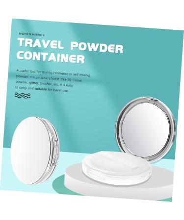 Beavorty 2pcs Powder Box Empty Box Loose Powder Compact Case Flour Containers Cushion Puff Bottle As - Buy Online on SooperMarket.com