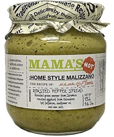 Mama's: Malezzano Green (Hot) - 550g