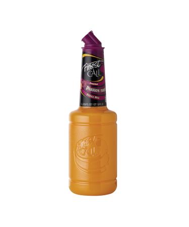 Finest Call PassionFruit Premium Fruit Puree for Cocktails Cooking & Baking 1 Litre 1.18 kg (Pack of 1) Passionfruit Puree