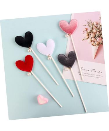 Warmhm 10pcs Valentines Day Food Picks Engagement Cake Toppers Valentine Day Food Picks Christmas Cupcake Topper Proposal Cake Toppers Valentine Day Party Supplies Heart Love Fruit Baby - Buy Online on SooperMarket.com