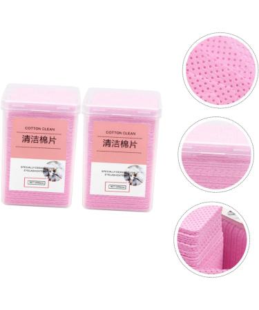 Beavorty 3200 Pcs Glue Wipes - Eyelash Glue Cleaning Pads & Remover - Non-Woven Adhesive Wipes for Nails - 4.8x4.8cm - Buy Online on SooperMarket.com