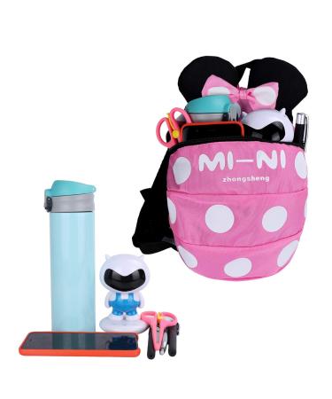 Anti Lost Toddler Backpack with Safety Leash - Pink | Age 1-5 Years - Buy Online on SooperMarket.com