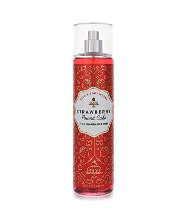 Bath and Body Works STRAWBERRY POUND CAKE Fine Fragrance Mist 8 Fluid Ounce