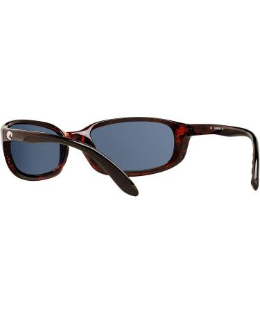 Costa Del Mar Men's Brine Oval Sunglasses Tortoise/Grey Blue Mirrored Polarized-580p 59mm - Buy Online on SooperMarket.com
