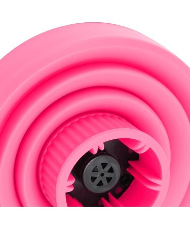 Foldable Hairdryer Diffuser - Fast Drying Blow Dryer Attachment for Curly Hair (Pink) - Buy Online on SooperMarket.com