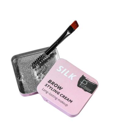 14g Eyebrow Shaping Soap Long Lasting Eye Brow Pigments Powder Styling Gel Wax with Brush For Men Women