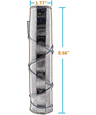 KRYDEX Tactical Airsoft Suppressor Cover 8.66 inch / 22cm in Ranger Green - Buy Online on SooperMarket.com