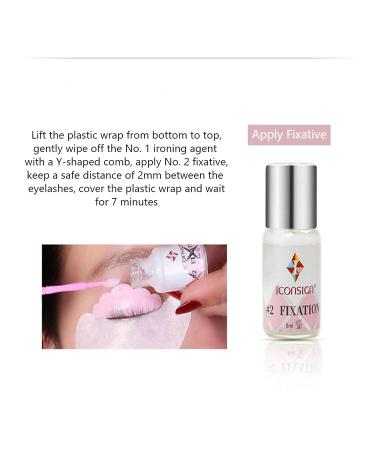 RoseFlower Eyelash Perm Kit - Professional Semi-Permanent Curling Kit with 10 Eyelash Combs & 5 Cleaning Sticks - Salon Grade Home Professional Perm - Buy Online on SooperMarket.com
