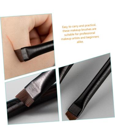 Healeved 6 Sets Eyeliner Brush Makeup Brush Multi Function Eyebrow Brush Ear Wood Black - Buy Online on SooperMarket.com