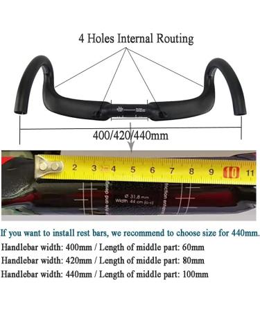 RXL SL Carbon Road Bike Handlebar 31.8mm - 420mm Black Matte Drop Bars - Buy Online on SooperMarket.com