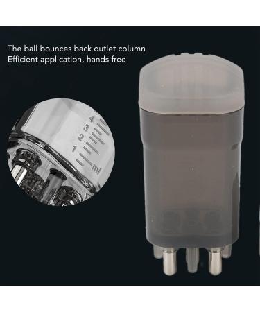 8ml Scalp Applicator & Hair Oil Comb - Transparent Black Hair Treatment Massager | Perfect for Scalp Care & Liquid Storage - Buy Online on SooperMarket.com