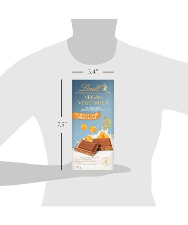 Lindt Vegan Salted Caramel Chocolate Bar 100 Grams Salted Caramel Full Size - Buy Online on SooperMarket.com