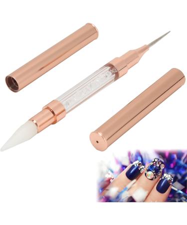 Wax Tip Dotting Pen Manicure Dotting Pen Wax Tip for Different Sizes Types Rhinestone(white) - Buy Online on SooperMarket.com