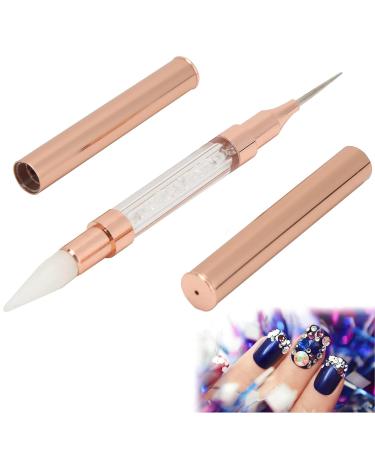 Double-Sided Dotting Pen for Nail Art - Rhinestone Picker & DIY Decoration Tool (White) - Buy Online on SooperMarket.com