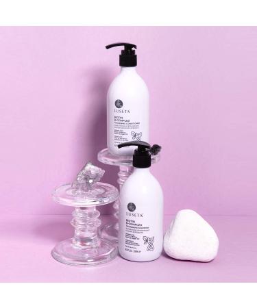 Luseta Biotin B-Complex Thickening Shampoo | Hair Growth Treatment with Caffeine & Argan Oil | For All Hair Types | 33.8oz - Buy Online on SooperMarket.com