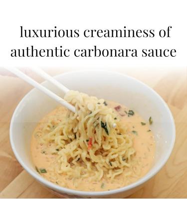 MAMA Carbonara Bacon Flavour Oriental Style Instant Noodles Ramen 85g (Pack of 4) - Buy Online on SooperMarket.com