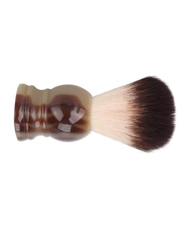 Premium Men's Shaving Brush with Resin Grip | Portable & Stylish Beard Rasier Brush for Facial Care at Home & Travel - Buy Online on SooperMarket.com
