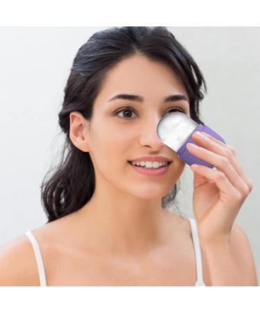 Ice Roller for Face and Eyes Gua Sha Massage Face Roller Ice Mould Reusable Facial Beauty Ice Roller Skin Care Tools for Brighten Skin Eye Puffiness Treatment (Purple) - Buy Online on SooperMarket.com