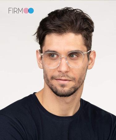 Shop Firmoo Blue Light Filter Glasses - Anti-UV Non-Prescription Stylish Full-Rimmed Design for Men & Women - Protect Your Eyes with Trendy Transparent Nerd Glasses - Buy Online on SooperMarket.com