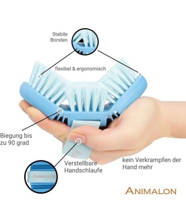 Animalon Children's Horse Cleaning Tools | Ergonomic Blue Card tsche Brush | Perfect Horse Gift for Kids - Buy Online on SooperMarket.com