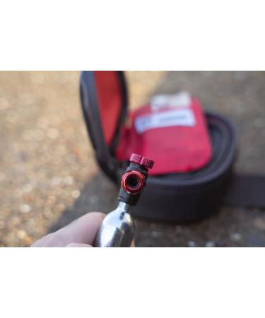 SILCA EOLO IV Co2 Regulator | Compact Turn Screw Valve | Presta & Schrader Compatible | Red/Black - Buy Online on SooperMarket.com